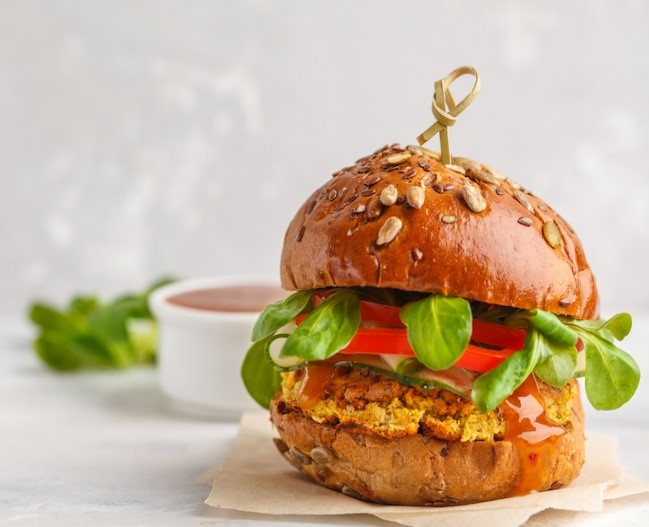 home made veggie burgers