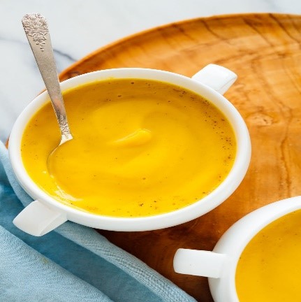 Curries Butternut Squash Soup with Ginger