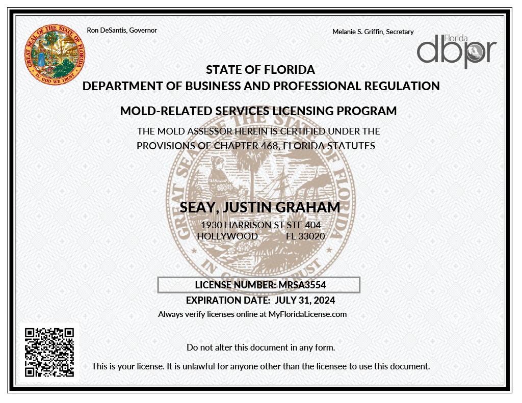 Justin Mold License